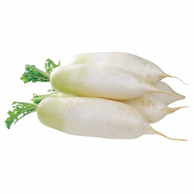 Дайкон, форма подовжено-конічна, діаметр коренеплоду 40-60 мм, 1 кг